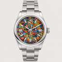 Rolex Oyster Perpetual – Multicolor Geometric Dial