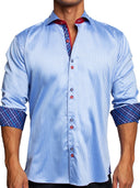 Maceoo einstein herringbone shirt men