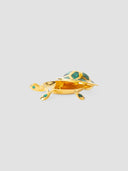 Brass & Malachite Turtle Box