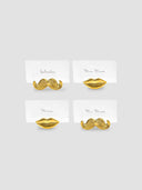 Brass Muse Place Card Holders 4-Piece Set