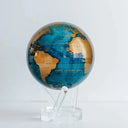 Cerulean Blue & Gold Globe MOVA