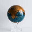 Cerulean Blue & Gold Globe MOVA