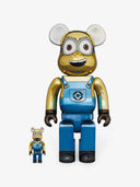 Minions Bearbrick Version figurine set in collaboration with Dave Chrome