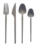 Jonathan Adler Vienna Flatware 24pc Set In Black