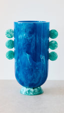 Jonathan Adler Mustique Ripple Resin Vase