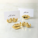 Jonathan Adler Mr. & Mrs. Muse Brass Place Card Holders - Set of 4