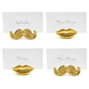 Jonathan Adler Mr. & Mrs. Muse Brass Place Card Holders - Set of 4