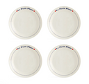 Le petit set of four plates