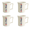 Le mug set of four mugs