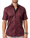 Maceoo galileo chaincamo short sleeve shirt men
