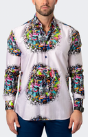 Maceoo fibonacci skulltrip shirt men