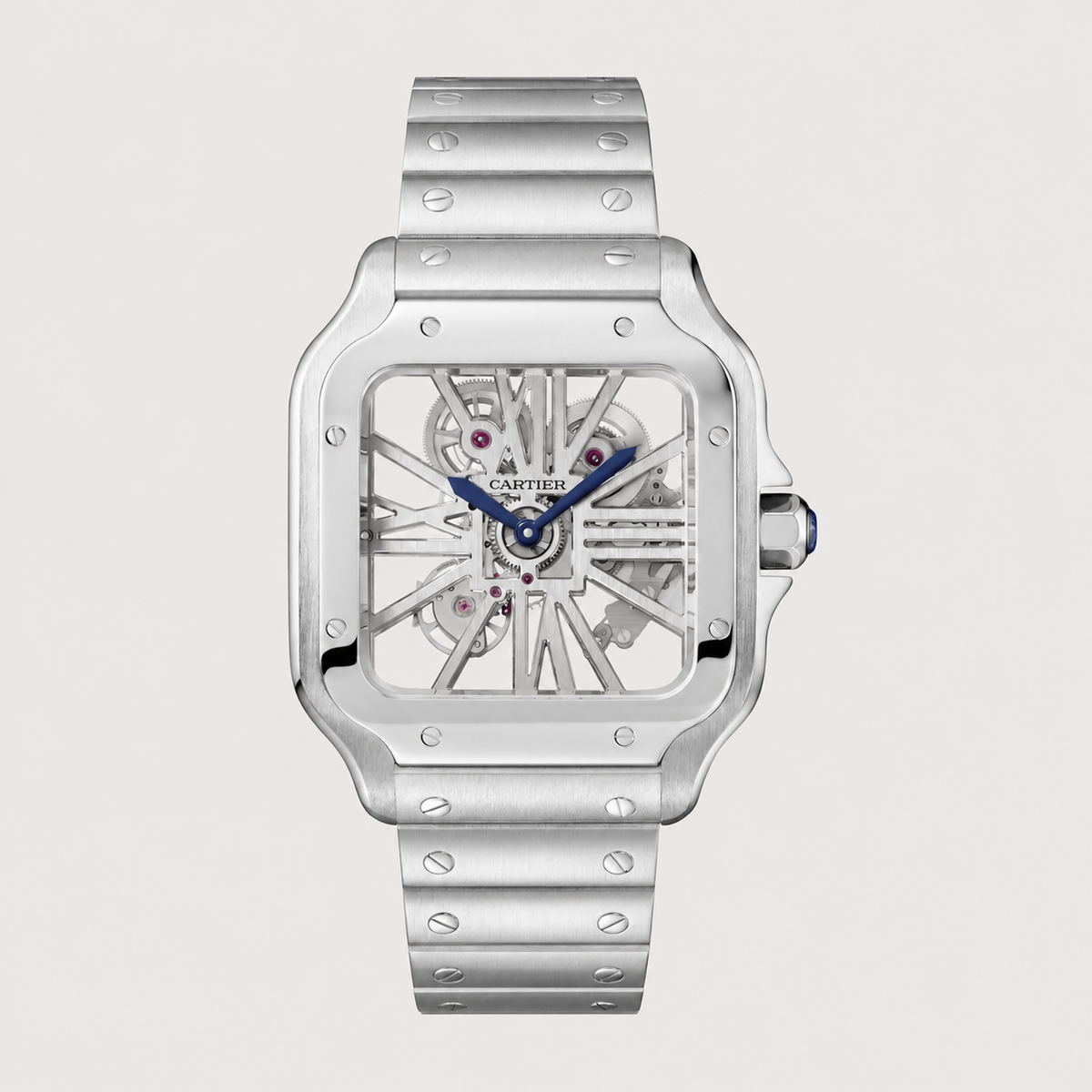 Cartier Santos de Cartier Skeleton — Steel