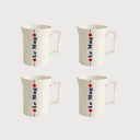 Juego de cuatro tazas de Lo Mug