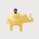 Caja de latón con elefante